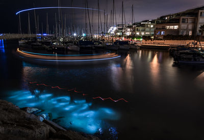 Sailboats at harbor