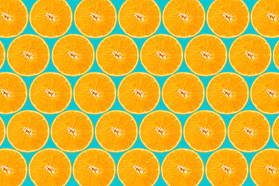 Full frame shot of orange fruit