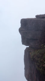 Rock formations against sky