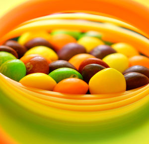 Close-up of multi colored candies