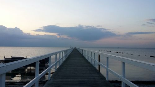 Pier leading to sea