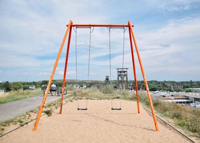 View of playground against sky