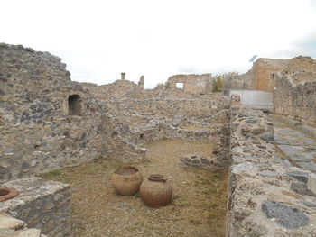 Old ruins against sky