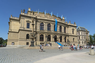 Rudolfinum concert hall palace in prague