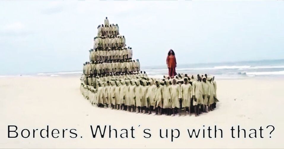 sea, beach, horizon over water, water, shore, sand, lifestyles, sky, leisure activity, rear view, tranquility, vacations, clear sky, nature, tranquil scene, person, men, standing