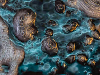 Full frame shot of water in sea