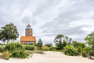 Svaneke old lighthouse, bornholm, denmark
