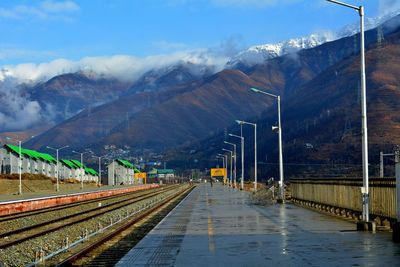Road passing through mountains