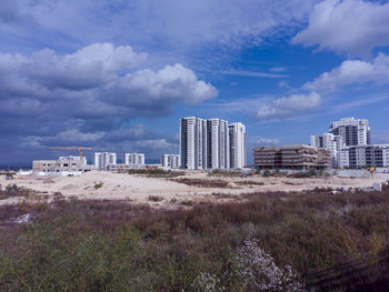 A photo of a construction site in kiryat bialik  northern israel