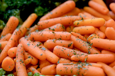 High angle view of vegetables