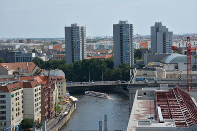 River with buildings in background