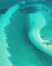 High angle view of swimming pool