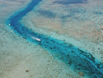 Aerial view of sea