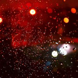 Full frame shot of red lights