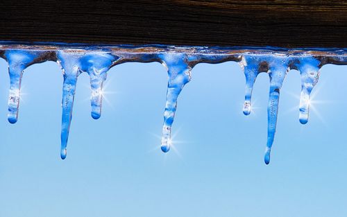 High angle view of illuminated lights
