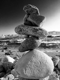 Stones on rocks