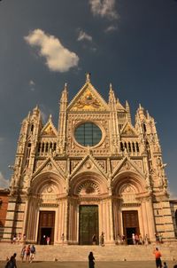 Low angle view of historical building