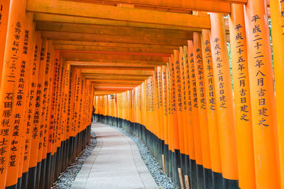 Corridor of building