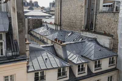 City roofs - paris, france