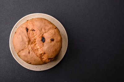 Directly above shot of cookies on table