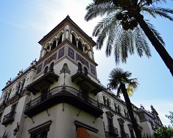 Low angle view of building against sky