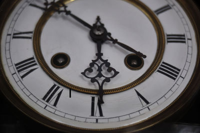 Close-up of clock