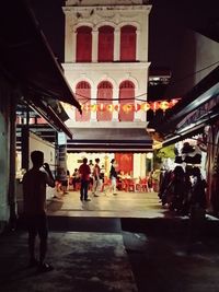 Low angle view of woman