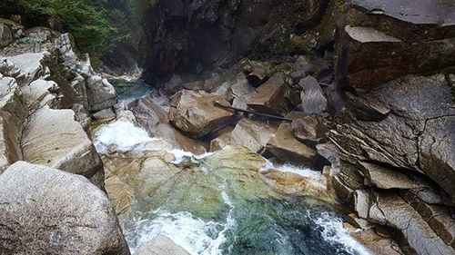 Rocks in stream