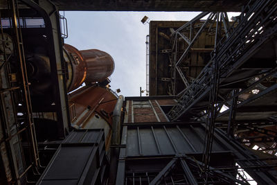 Low angle view of buildings against sky