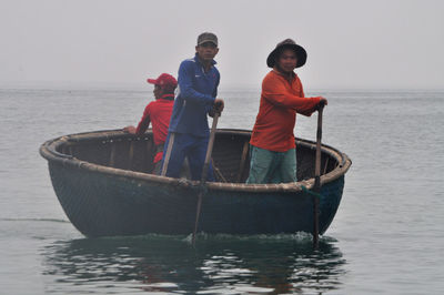 Woman in sea