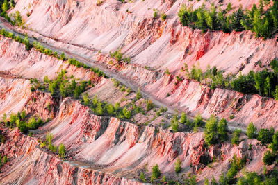 Copper and gold open pit mine