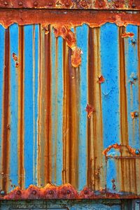 Full frame shot of rusty metal