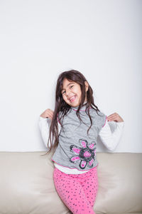 Portrait of a smiling girl