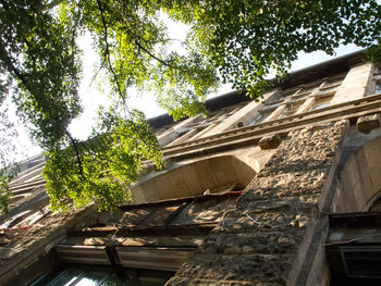 Low angle view of built structure against the sky