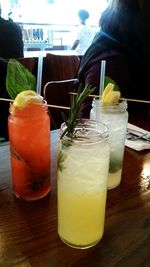 Close-up of drink on table