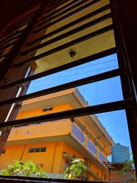 Low angle view of building against sky