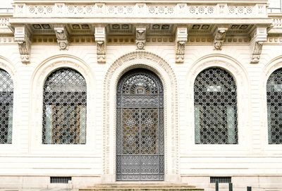 Facade of building