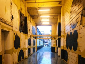 Corridor of building