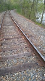 Railroad track on railroad track