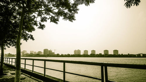 River with buildings in background