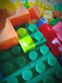 Close-up of toy blocks