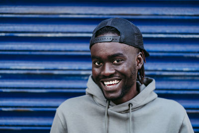 Portrait of man smiling