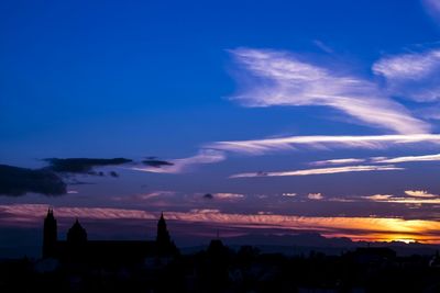 Scenic view of landscape against cloudy sky