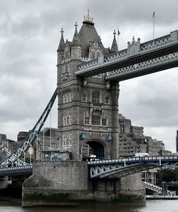 Bridge over river in city