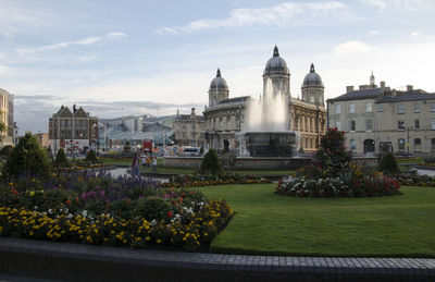 View of buildings in city