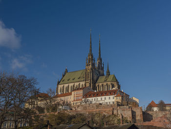 Low angle view of building against sky