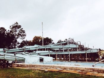 View of trees against sky