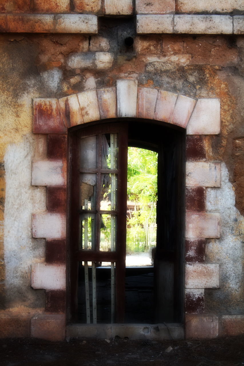 VIEW OF ABANDONED BUILDING