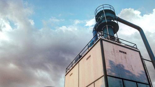 Low angle view of building against sky