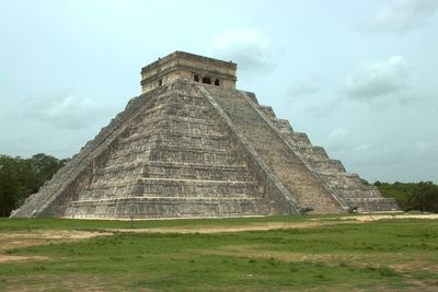 The pyramid at chichen itza in mexico